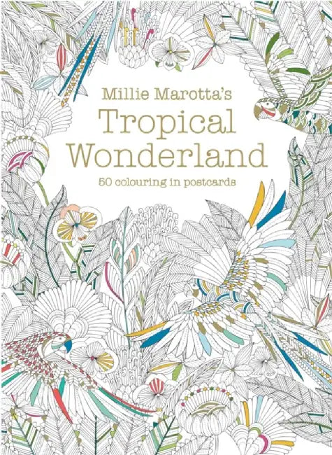 Millie Marotta's Tropical Wonderland Postcard Box by Millie Marotta