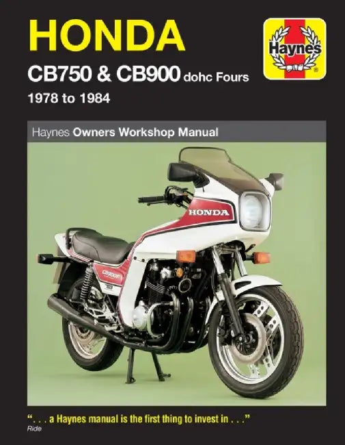 Honda Owners Workshop Manual: Cb750 & Cb900 Dohc Fours 1978 to 1984 by Pete Shoemark
