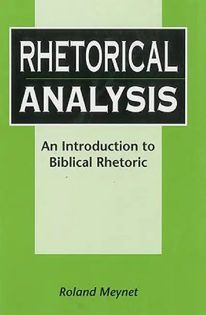 Rhetorical Analysis by Roland Meynet