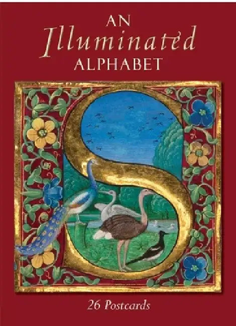 An Illuminated Alphabet: 26 Postcards by Bodleian Library the