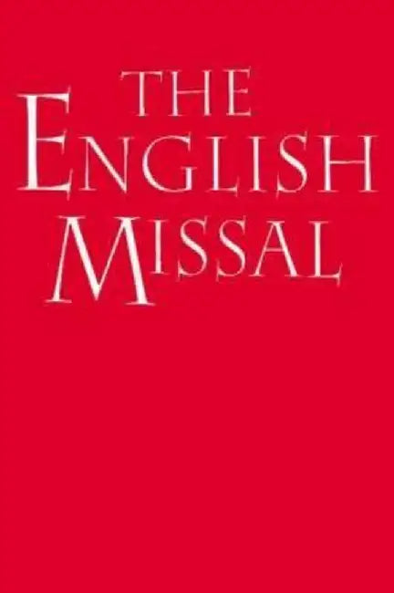 The English Missal