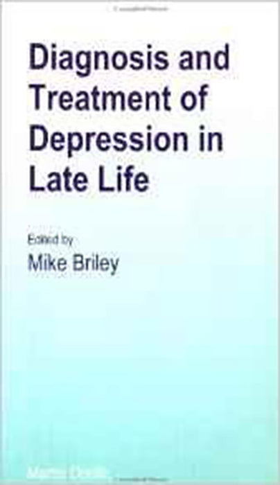 Diagnosis And Treatment Of Depression In Late Life