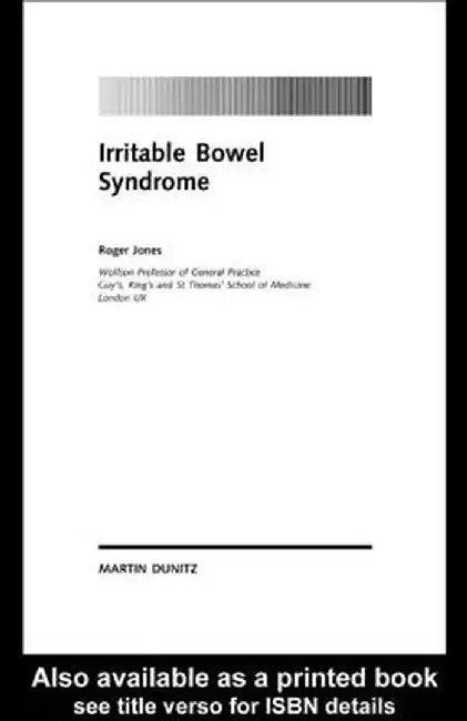 Irritable Bowel Syndrome: Pocketbook by Roger Jones
