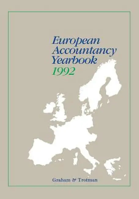 European Accountancy Yearbook 1992/93 by Ellen Rocco