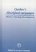 Quebec's Aboriginal Languages: History, Planning and Development by Jacques Maurais