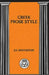 Greek Prose Style by J. D. Denniston