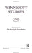 Winnicott Studies. No 8 by Spurling Laurence