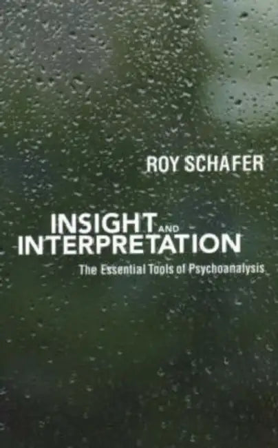Insight and Interpretation: The Essential Tools of Psychoanalysis by Roy Schafer