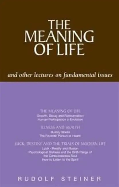 The Meaning of Life and Other Lectures on Fundamental Issues by Rudolf Steiner