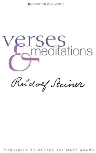 Verses and Meditations by Rudolf Steiner