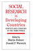 Social Research In Developing Countries: Surveys And Censuses In The Third World by Martin Bulmer