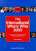 The International Who'S Who 2000 by Europa Publications