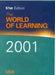 The World Of Learning 2001 