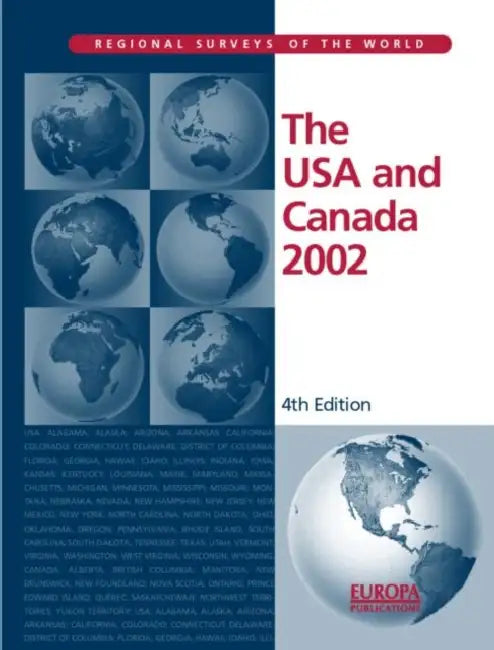 The Usa And Canada 2002 by Europa Publications