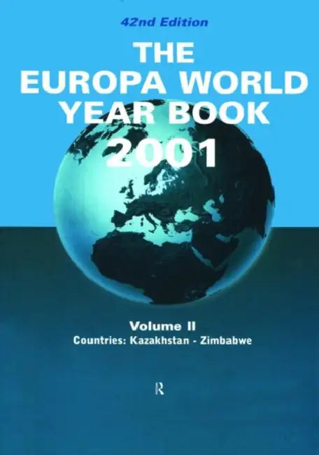 Europa World Year Bk 2001 by Europa Publications