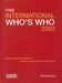 The International Whos Who 2002 by Europa Publications