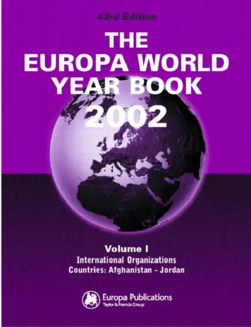 The Europa World Year Book 2002 by Europa Publications