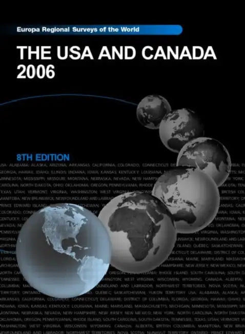The USA and Canada 2006 by Europa Publications