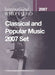 International Who's Who in Classical Music/Popular Music 2007 Set by Europa Publications