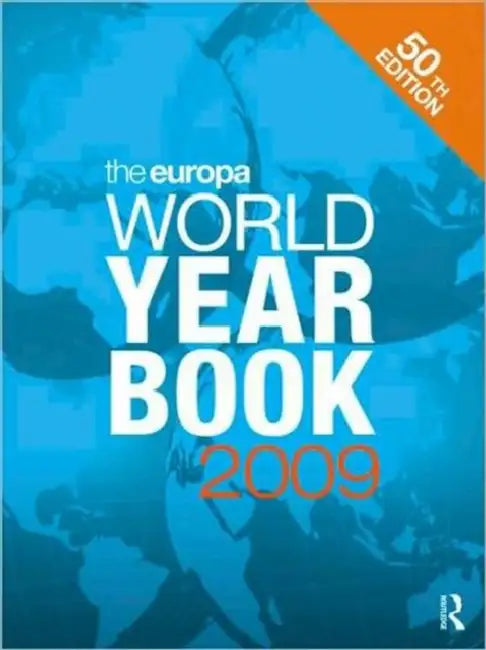 The Europa World Year Book 2009 by Europa Publications