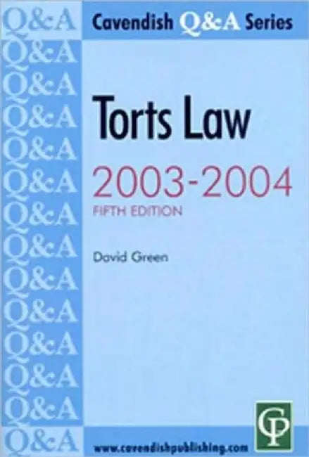 Torts Law by David Green, Ernest Pitchfork