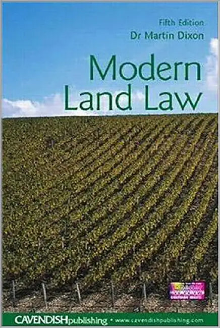 Modern Land Law by Martin J. Dixon