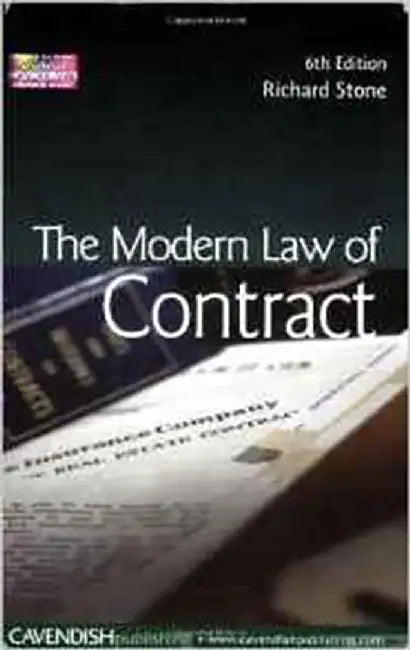 The Modern Law Of Contract by Richard Stone