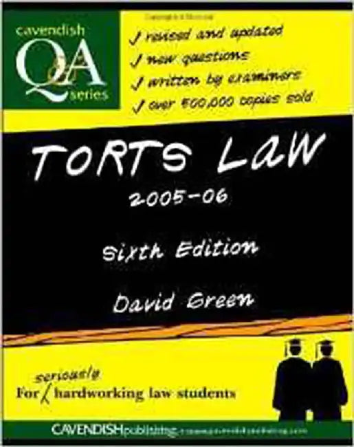 Torts Law Q&A 2005-2006 by Green David, David Green