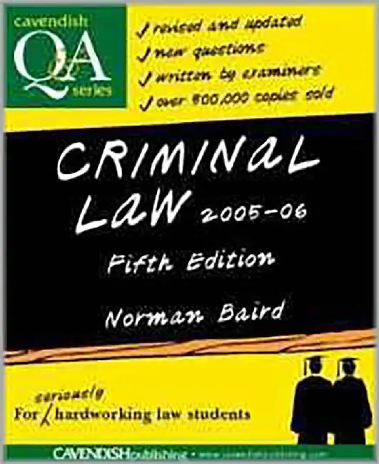 Criminal Law Q&A 2005-2006 by Norman Baird