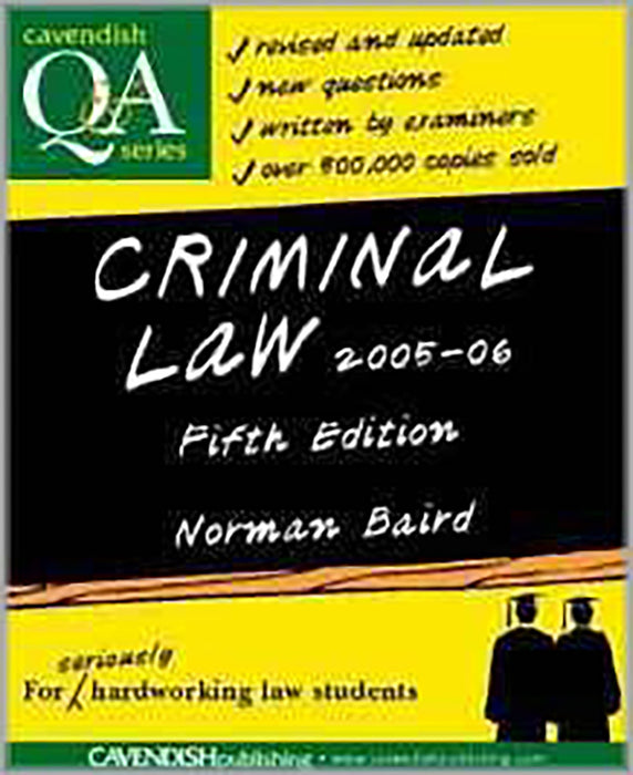 Criminal Law Q&A 2005-2006