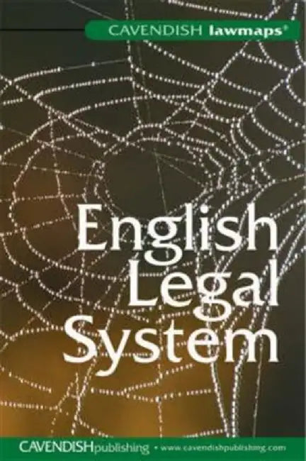 Law Map In English Legal System by Cavendish