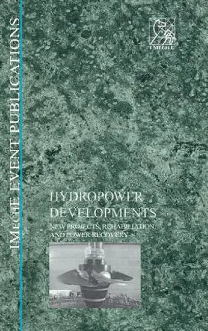 Hydropower Developments: New Projects, Rehabilitation, and Power Recovery by Imeche (Institution of Mechanical Engine