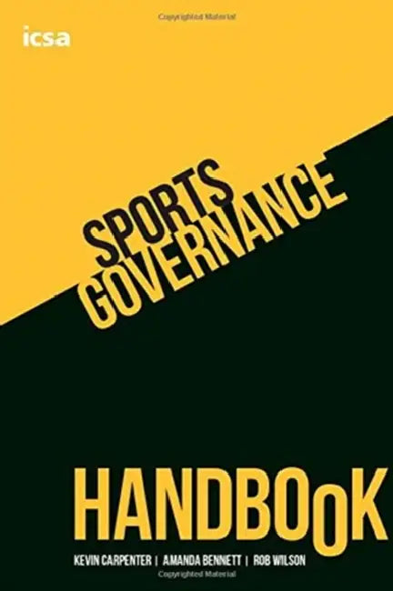 Sports Governance Handbook by Kevin Carpenter