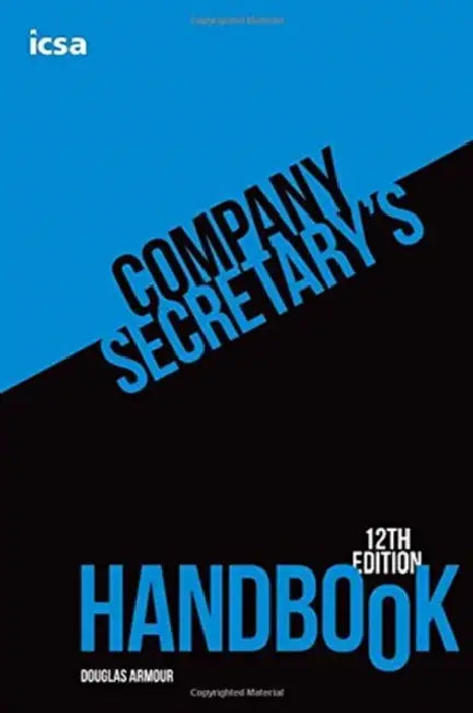 Company Secretary's Handbook, 12th edition by Andreas Hamburger