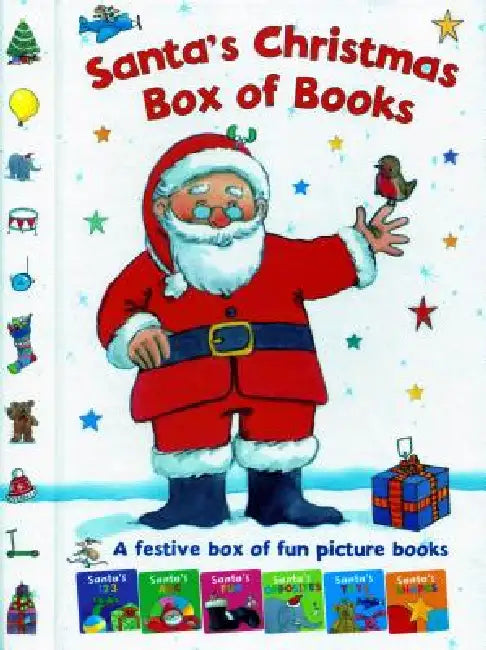 Santa's Christmas Box of Books: A Festive Box of Fun Picture Books by Jan Lewis