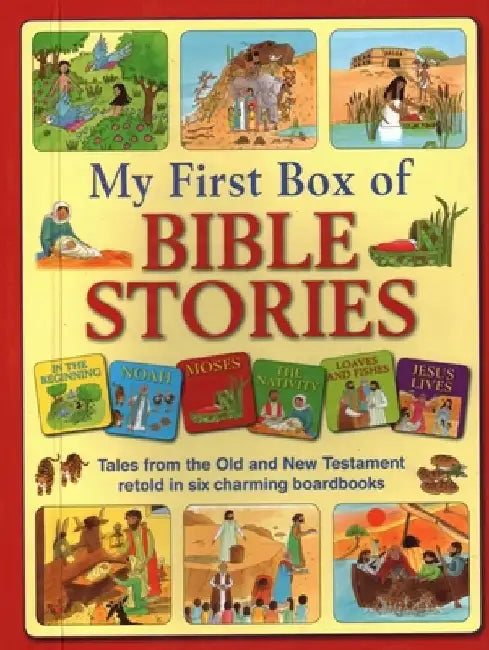 My First Box of Bible Stories: Tales from the Old and New Testament Retold in Six Charming Boardbooks by Jan Lewis