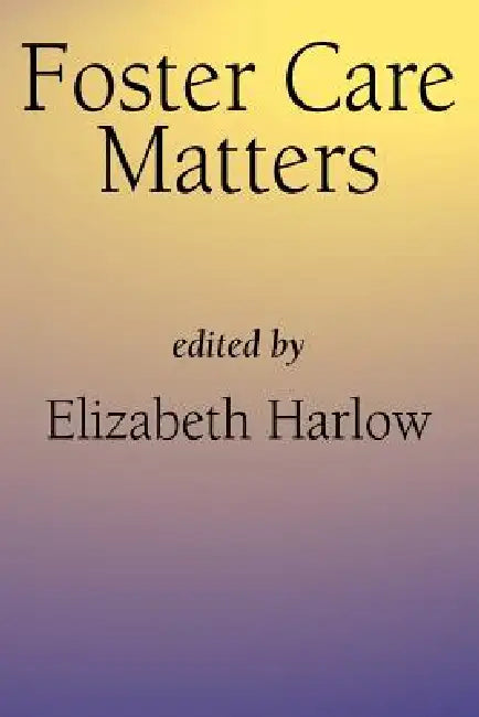 Foster Care Matters by Elizabeth Harlow