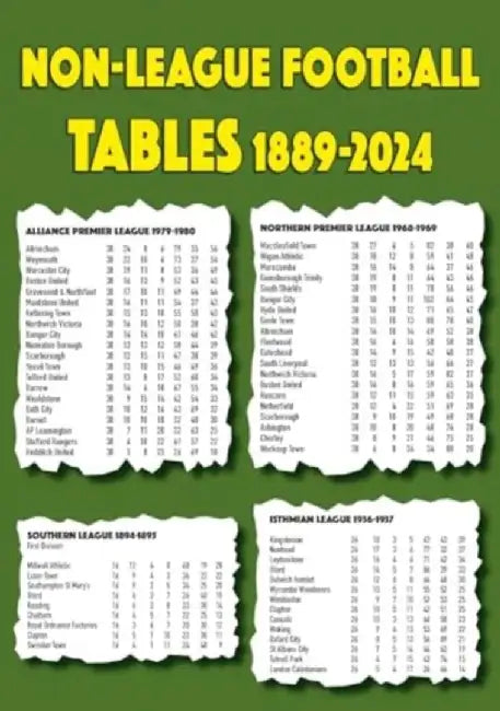 Non-league Football Tables 1889-2024 by Michael Robinson