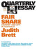 Fair Share: Country and City in Australia; Quarterly Essay 42 by Judith Brett