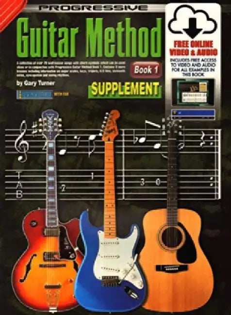Progressive Guitar Method - Book 1 Supp. Songbook by Gary Turner