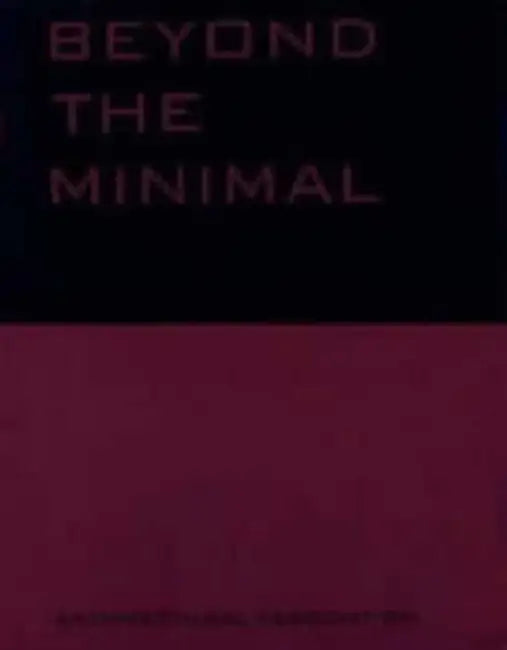 Beyond the Minimal by Princeton Architectural Press