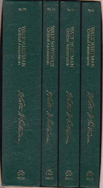 Walt Whitman: Critical Assessments (Vol. 4) by Graham Clarke