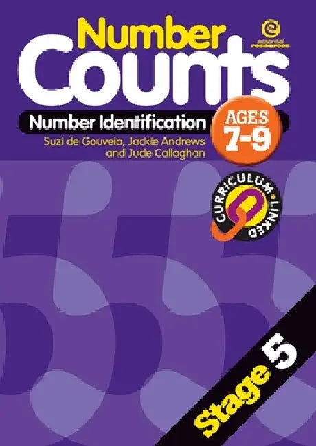 Number Counts: Number identification (Stage 5) by Jackie Andrews, Jude Callaghan, Suzi De Gouveia