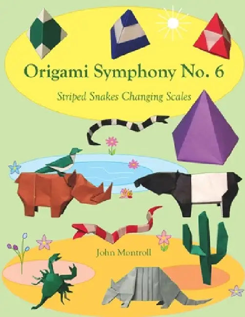 Origami Symphony No. 6: Striped Snakes Changing Scales by John Montroll