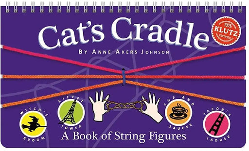 Cat's Cradle: A Book of String Figures [With Three Colored Cords] by Anne Akers Johnson