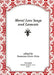 Moral Love Songs and Laments PB by Susanna Greer Fein