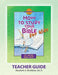 Discover 4 Yourself(r) Teacher Guide: How to Study Your Bible for Kids by Elizabeth a. McAllister