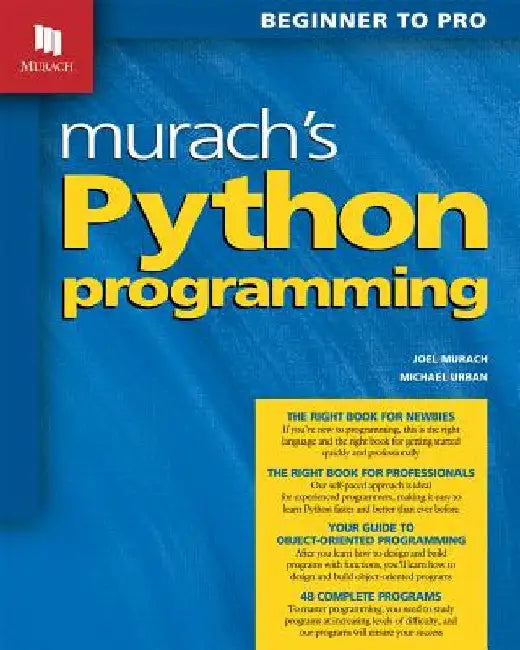 Murach's Python Programming by Murach, Joel