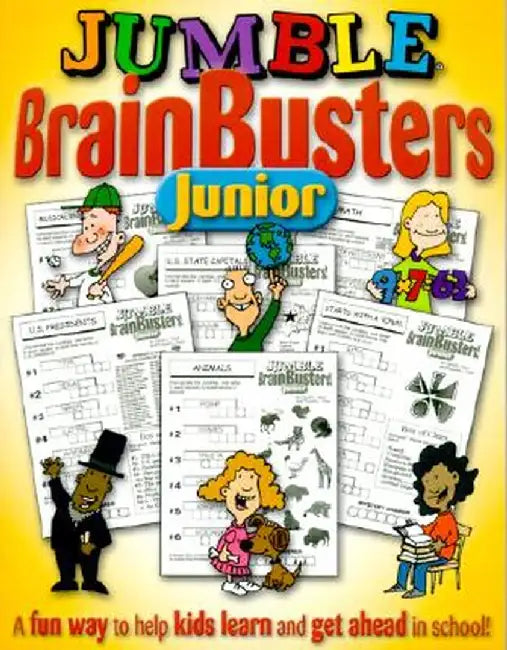 Jumble Brainbusters Junior: Because Learning Can Be Fun! by David L. Hoyt