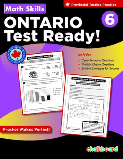 Eqao Test Ready Math Skills Grade 6 by Demetra Turnbull